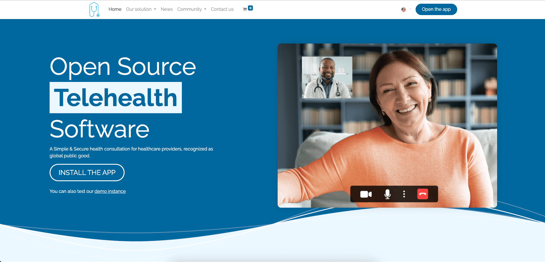 HCW@HOME - Open source telehealth software