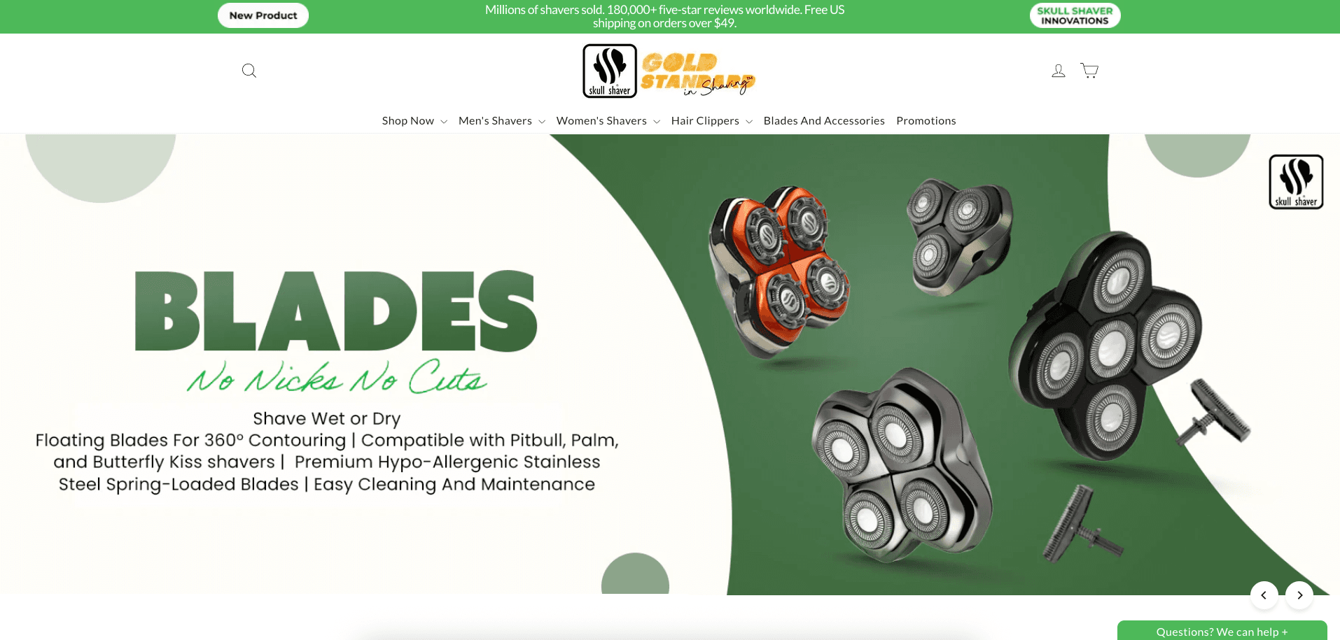 Skullshaver - #1 Head electric shaver for head