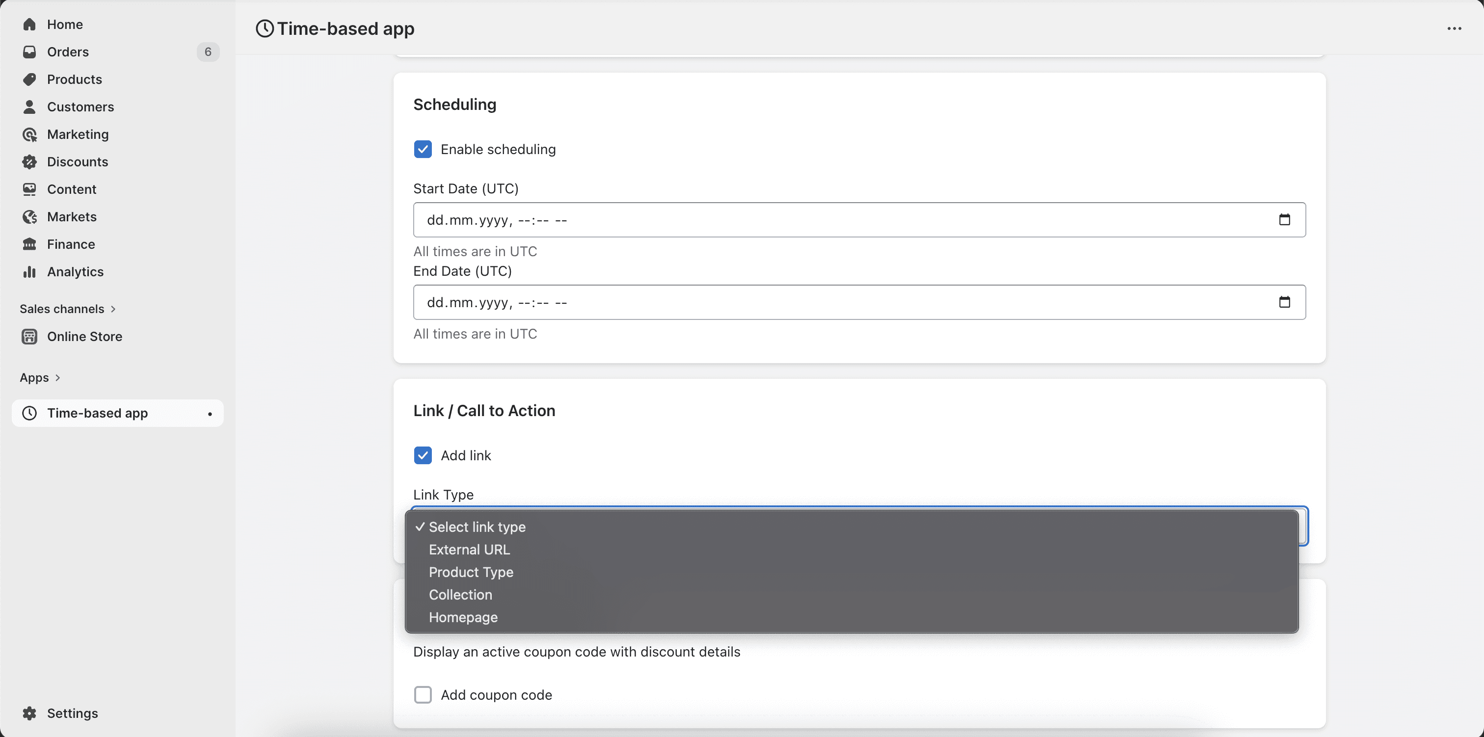 Theme Component Scheduler - Shopify Embedded App gallery image 2