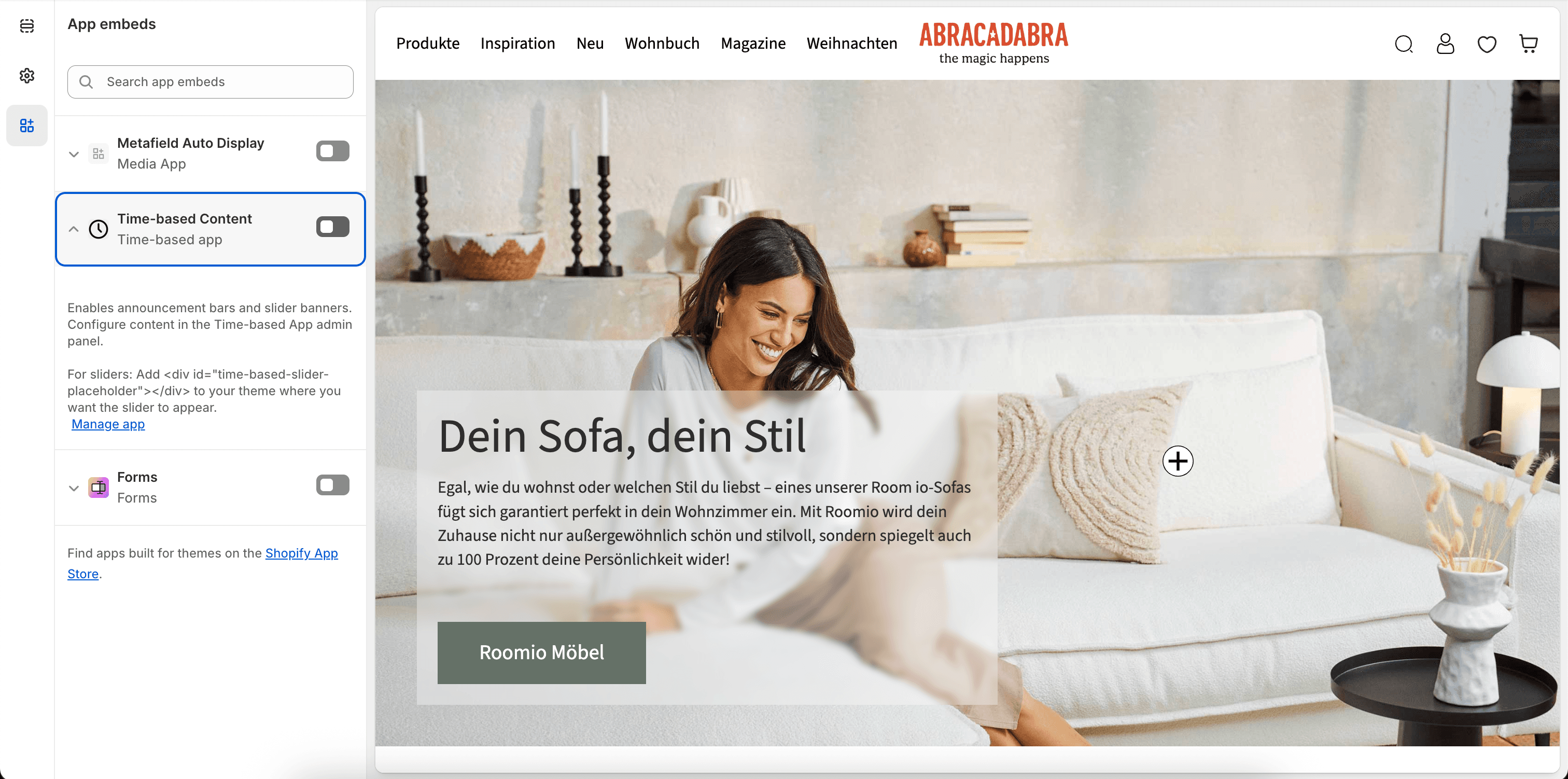 Theme Component Scheduler - Shopify Embedded App gallery image 7
