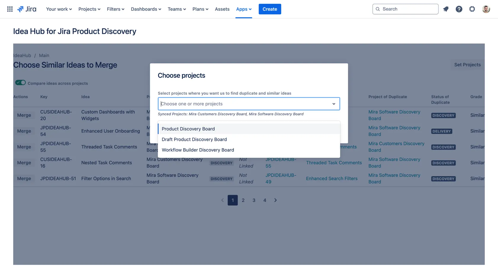 Idea Hub - AI idea organizer for Jira Product Discovery gallery image 1